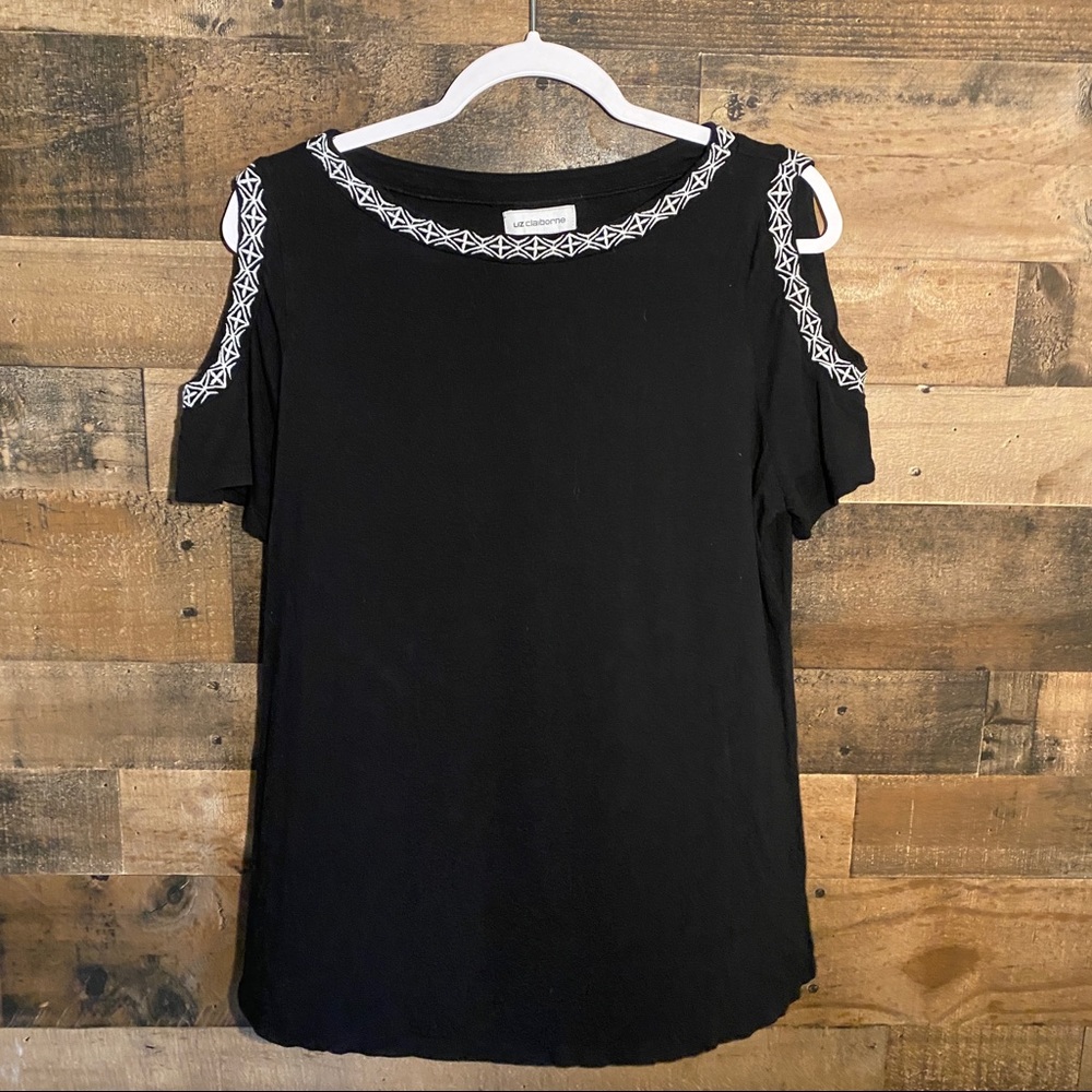 Brand:Liz Claiborne Size:L Color: Black
